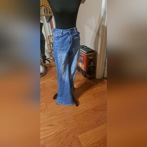 Blue Jeans With Cute Tie Detail In Back